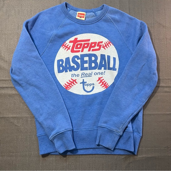 Topps Blue Baseball Sweater - Picture 1 of 5